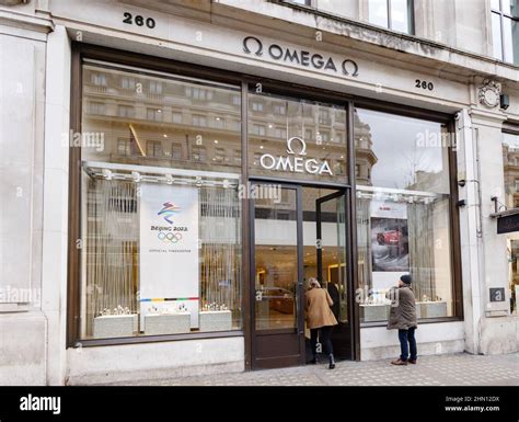 omega london store.